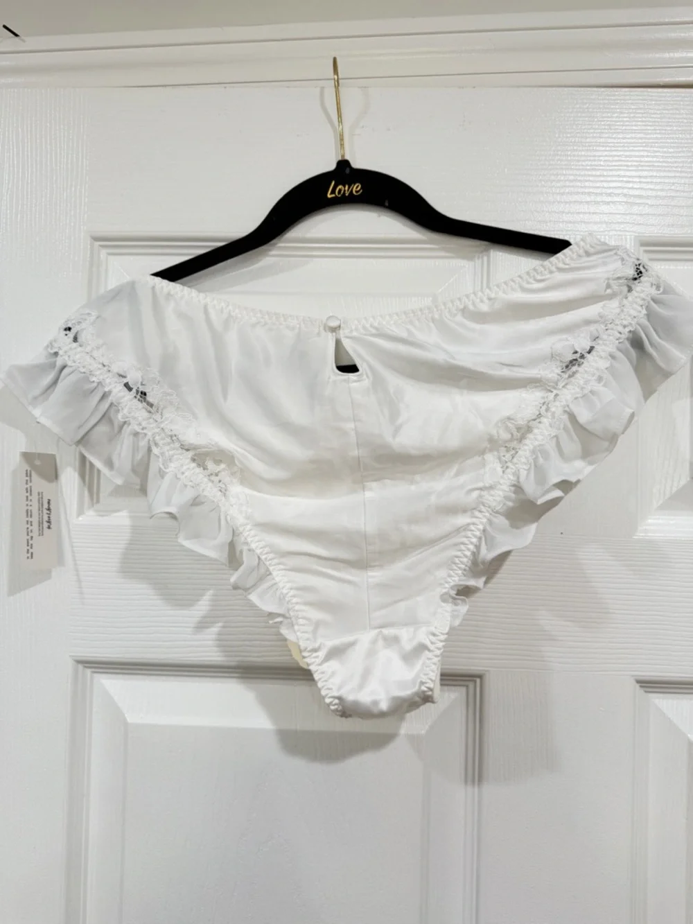 For Love And Lemons NWT Butterfly Lace Ruffle Bralette and Panty Set Size XL - Picture 9 of 9